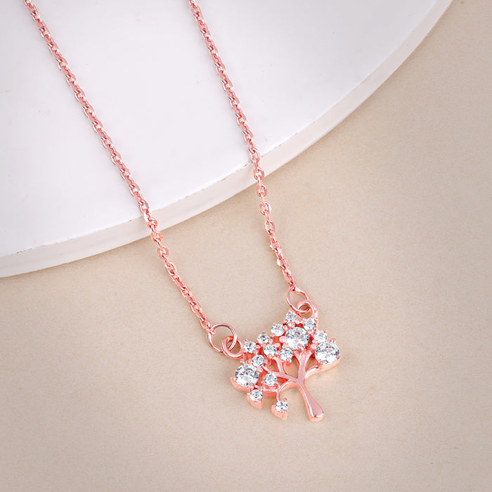 Rose Gold Tree of Life Necklace GIVA – GIVA