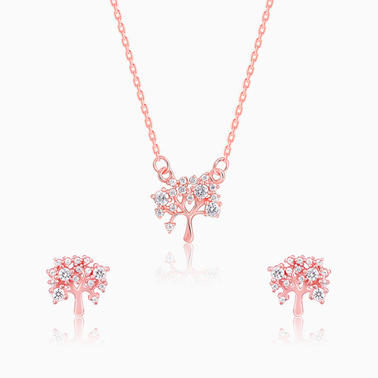 Rose Gold Tree of Life Necklace - Main Image