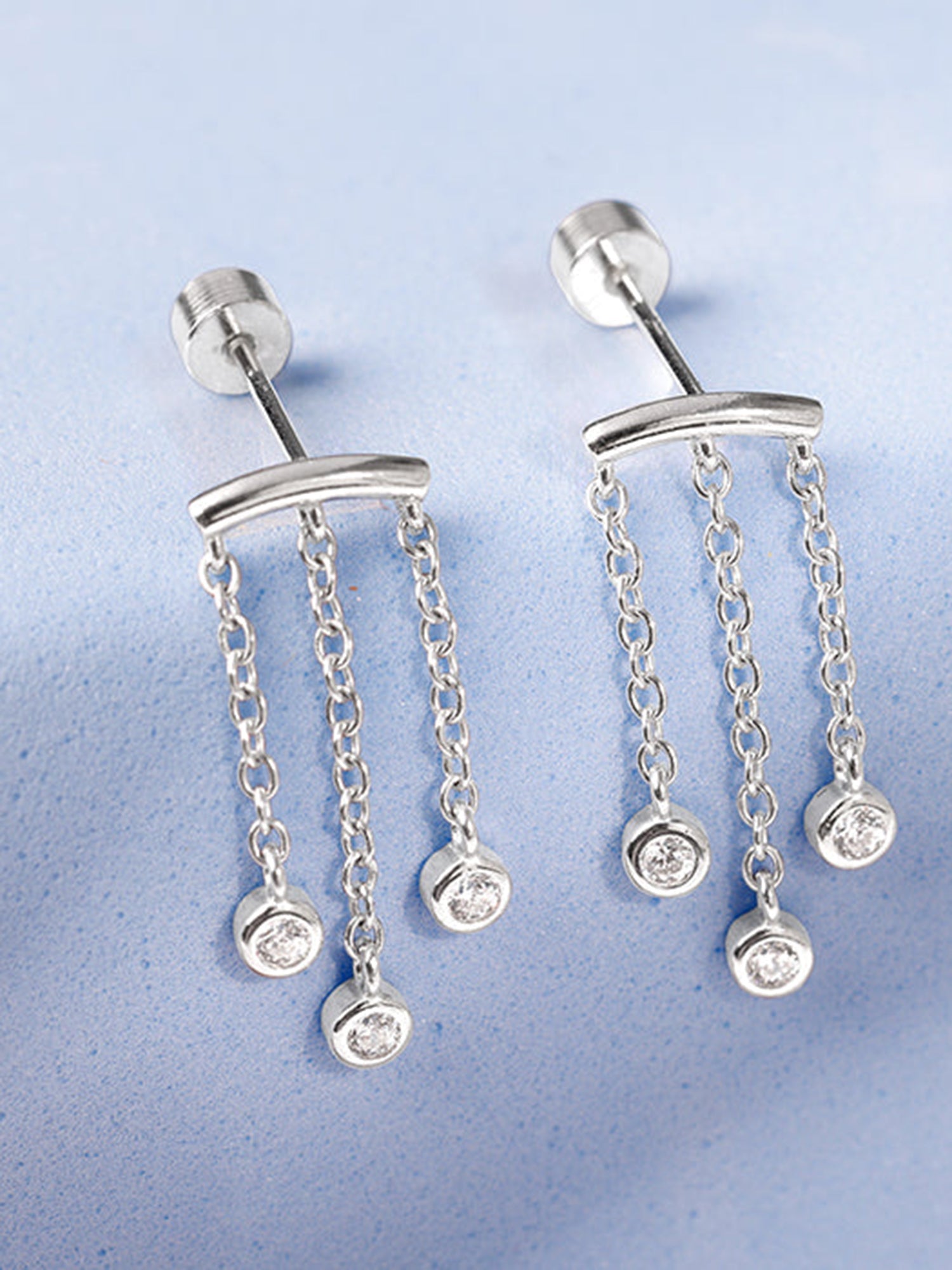 Silver Valky Ear Piercings