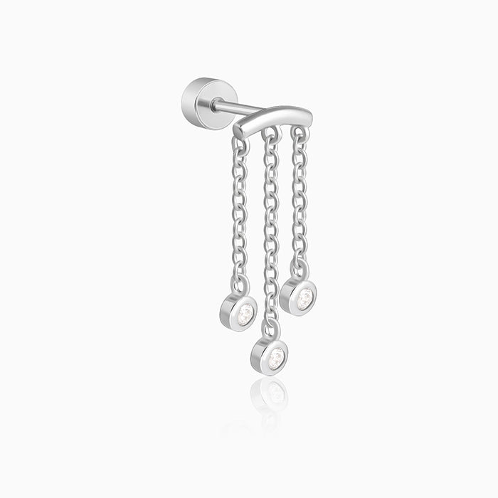 Silver Enigma Ear Piercings Sets