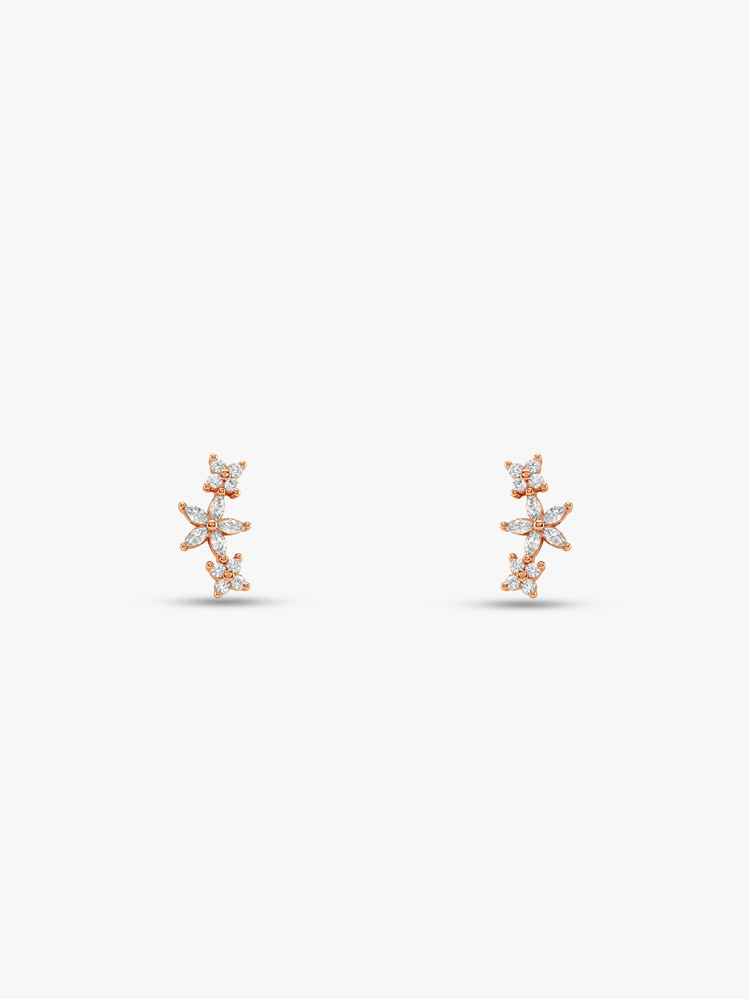 Rose Gold Blossi Ear Piercings