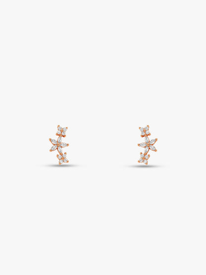Rose Gold Blossi Ear Piercings