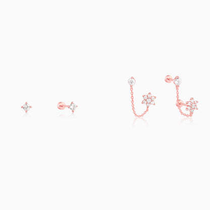 Rose Gold Celia Piercing Set