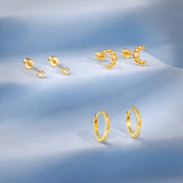 Golden Sylvia Piercing Set