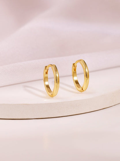 Golden Kai Hoop Ear Piercings