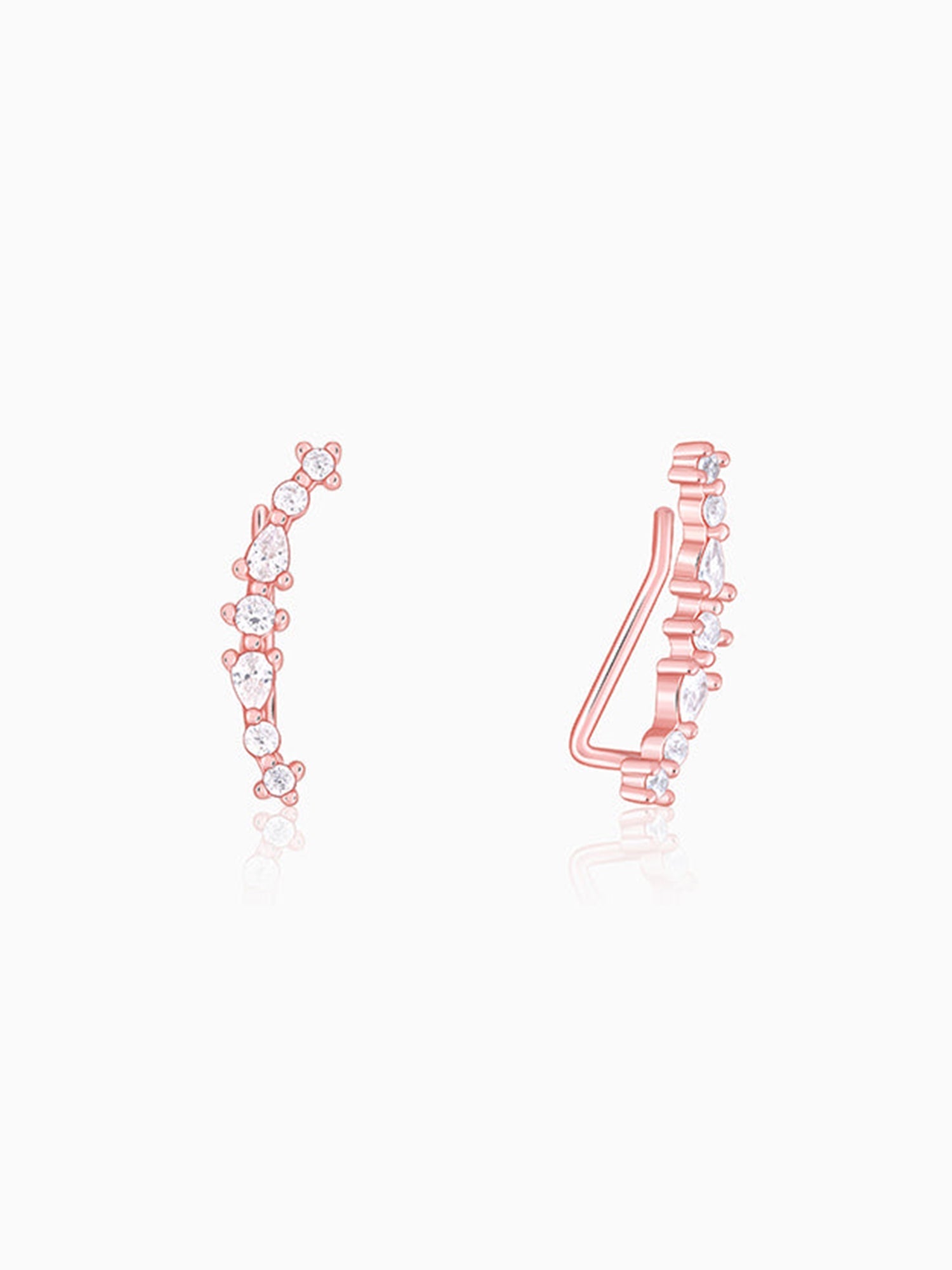 Rose Gold Ivy Whisper Ear Piercing