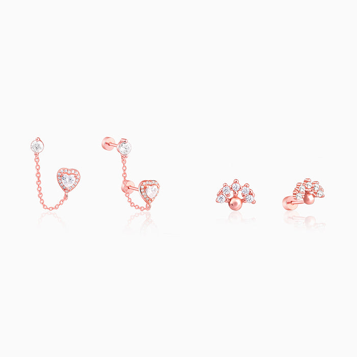 Rose Gold Ruth Piercing Set