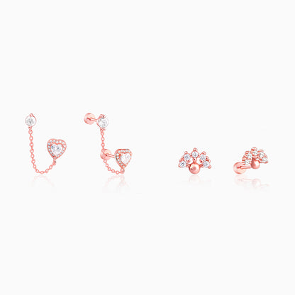 Rose Gold Ruth Piercing Set