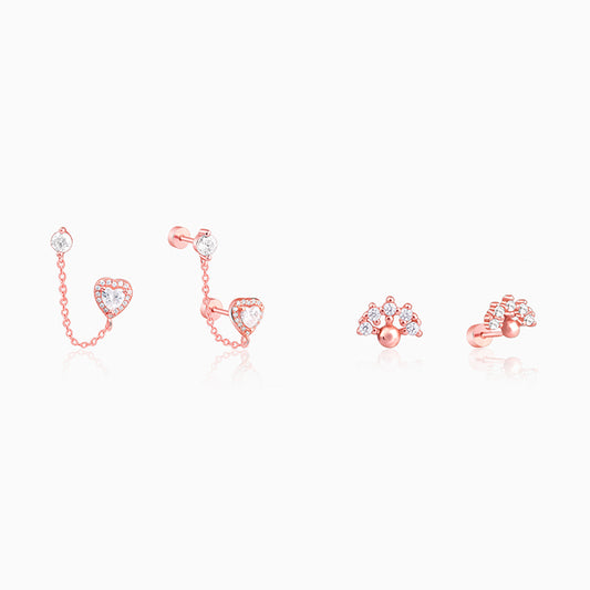 Rose Gold Ruth Piercing Set