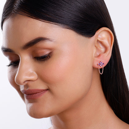 Rose Gold Cassia Ear Piercings