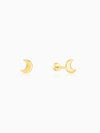 Golden Luna Ear Piercings