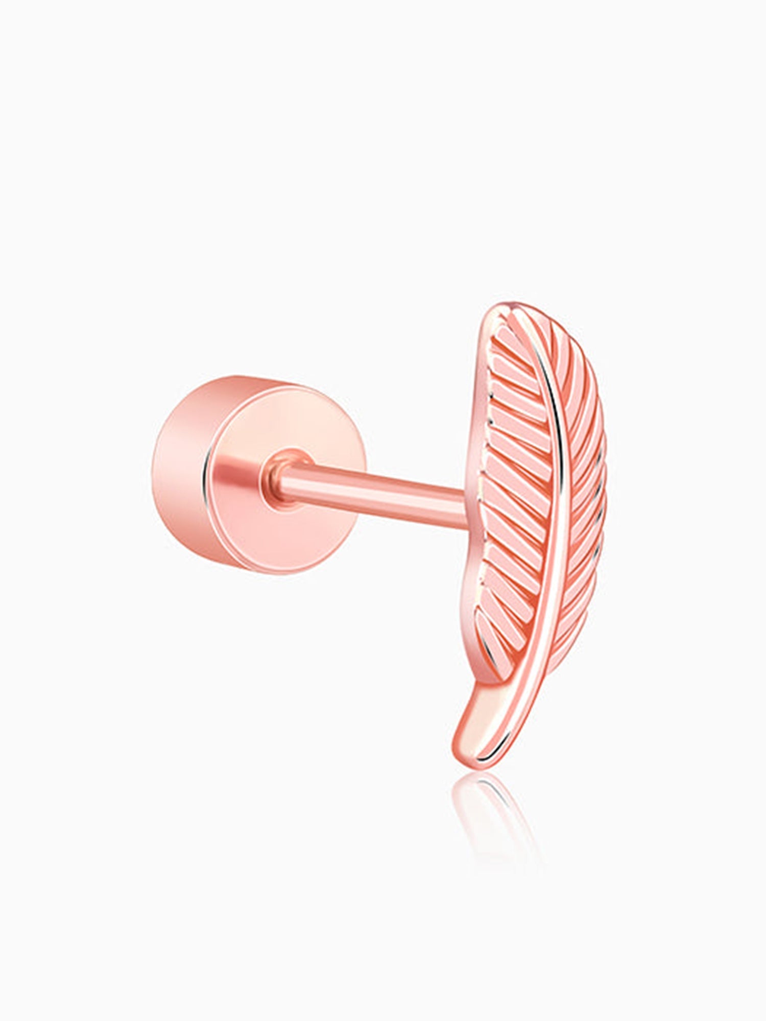 Rose Gold Liva Ear Piercings