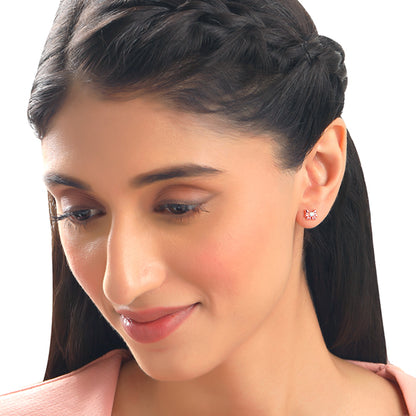 Rose Gold Bowie Ear Piercings