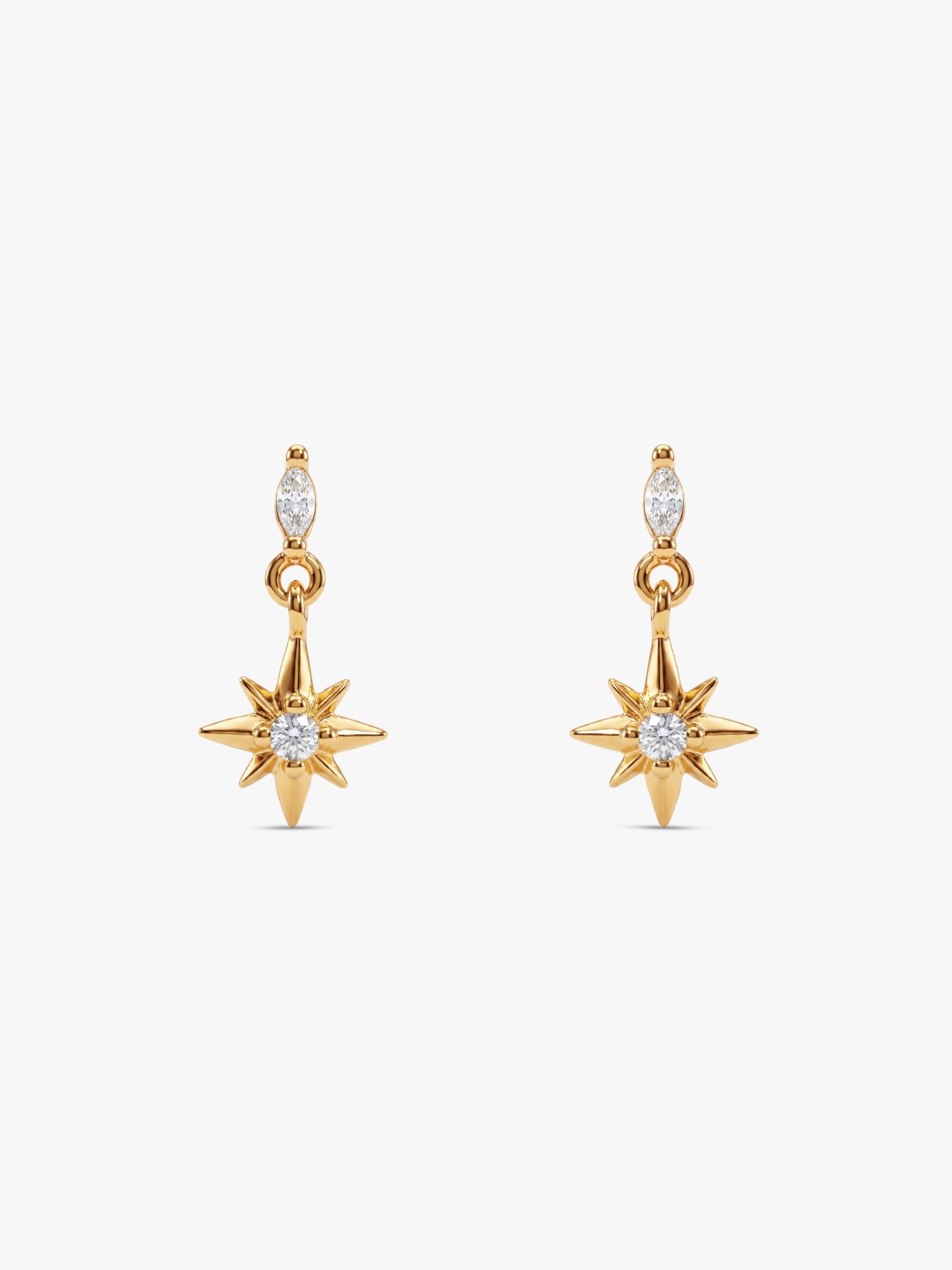 Golden Sunny Ear Piercings