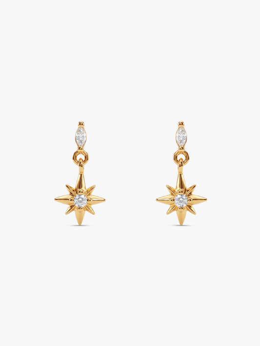 Golden Sunny Ear Piercings
