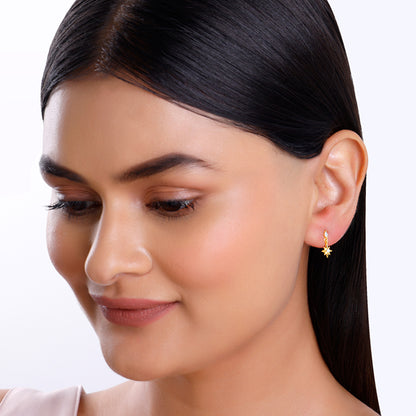 Golden Sunny Ear Piercings