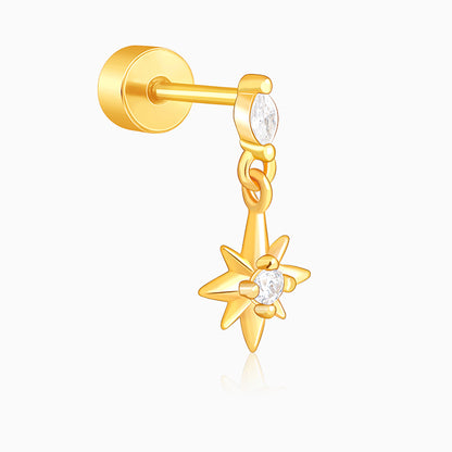 Golden Sunny Ear Piercings