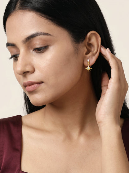 Golden Sunny Ear Piercings