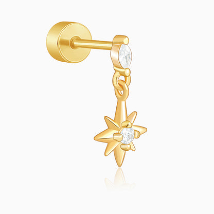 Golden Celestial Ear Piercings Set