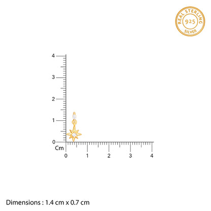 Golden Celestial Ear Piercings Set