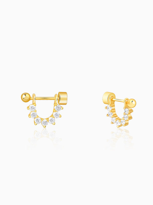 Golden Inka Ear Piercings