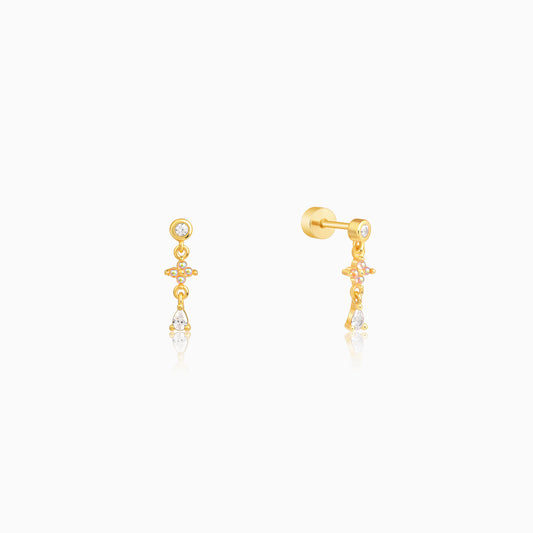 Golden Elina Ear Piercings