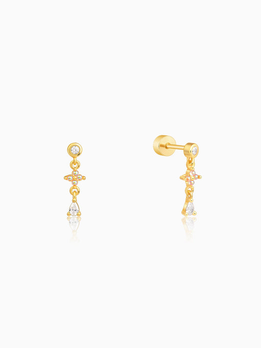 Golden Elina Ear Piercings