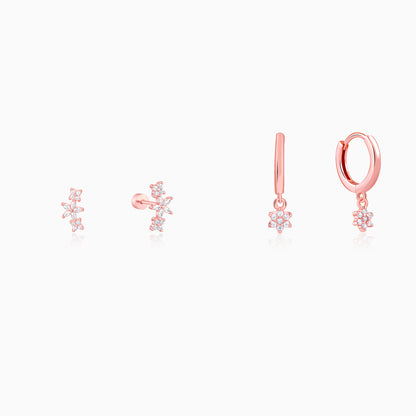 Rose Gold Iris Piercing Set