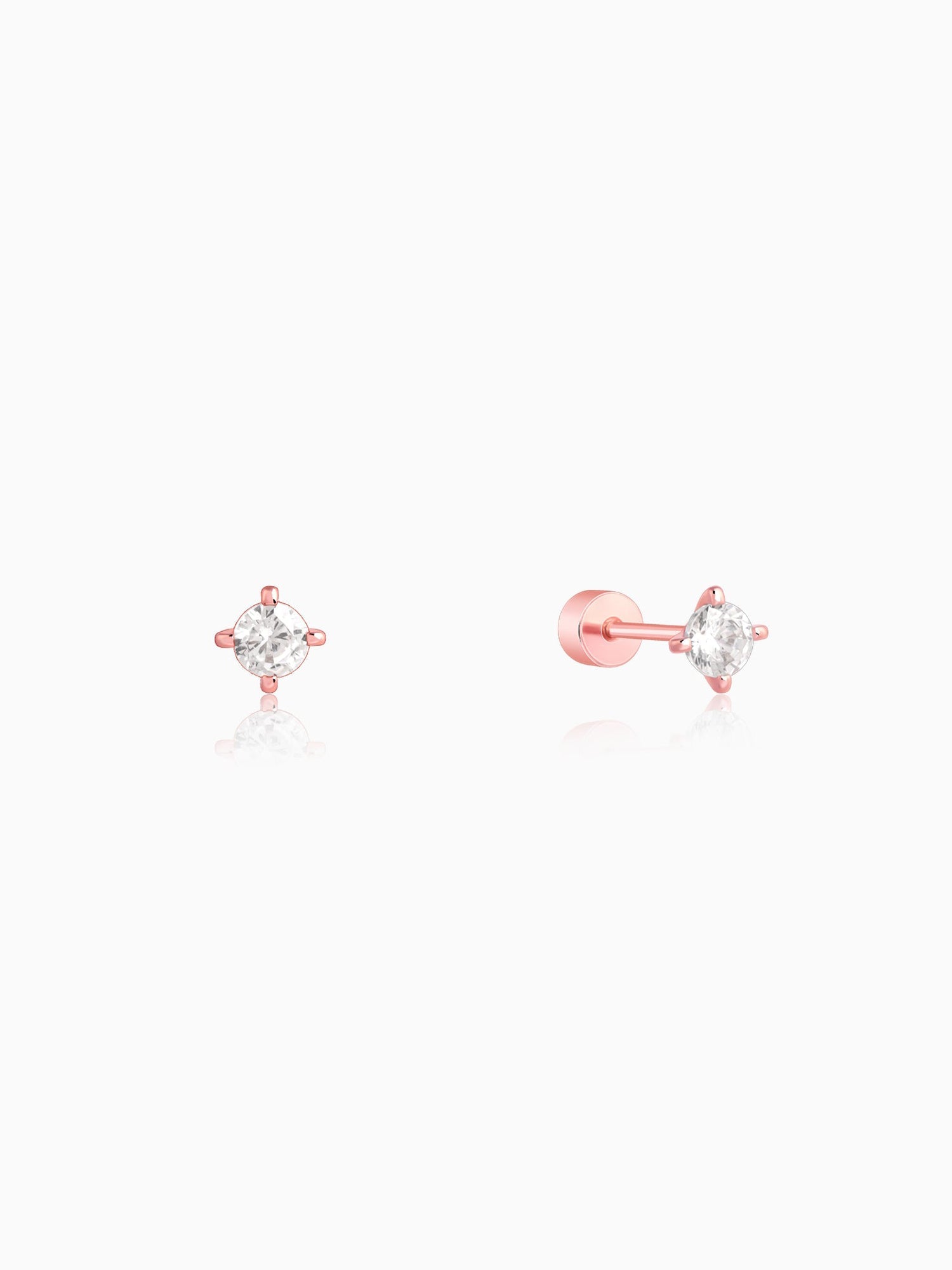 Rose Gold Callie Ear Piercings