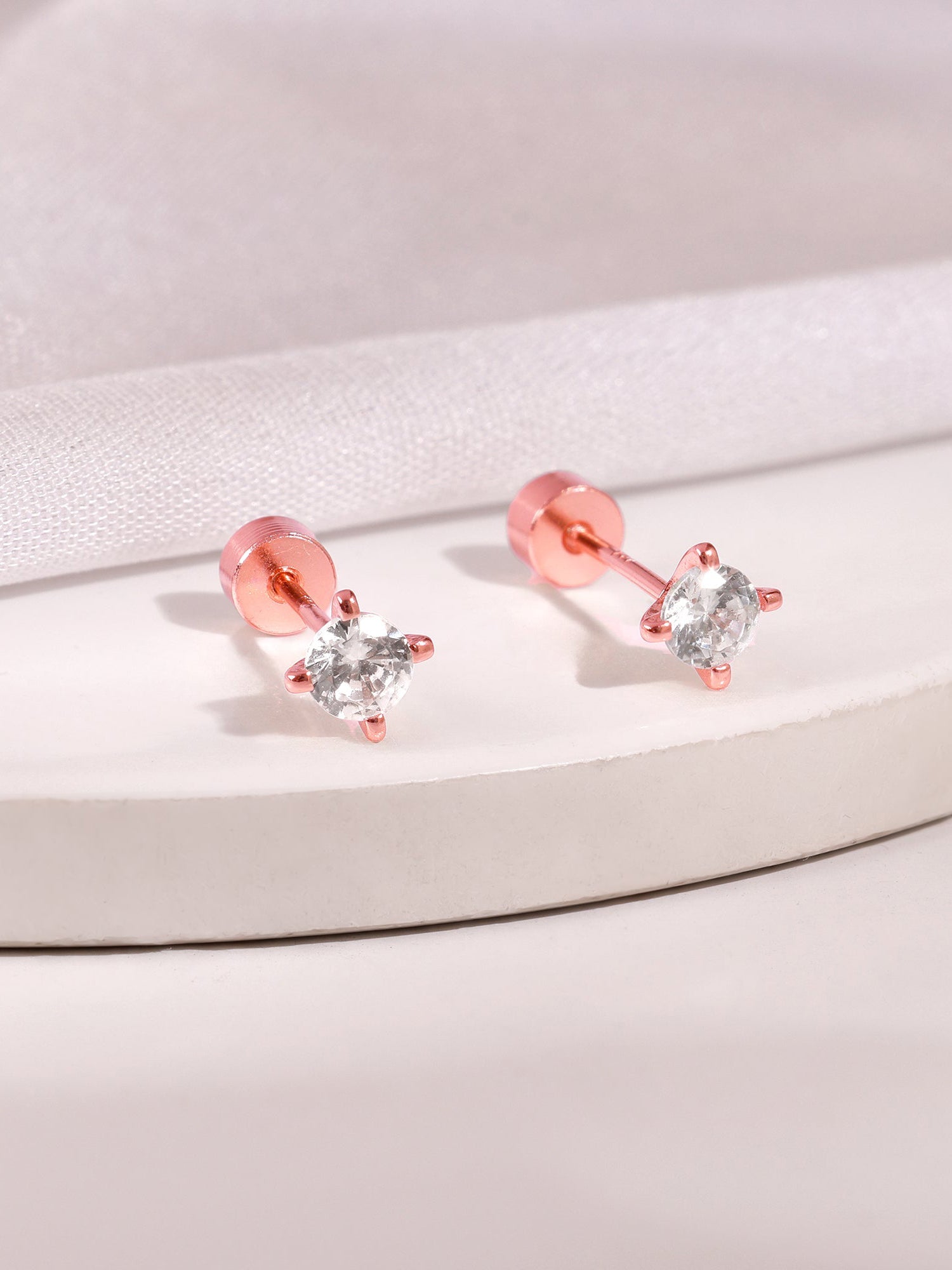 Rose Gold Callie Ear Piercings