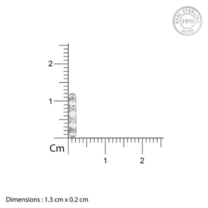 Silver Nyxie Hoop Ear Piercings