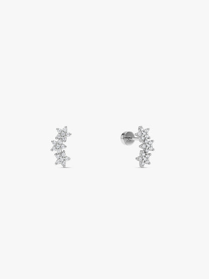 Silver Zynae Ear Piercings