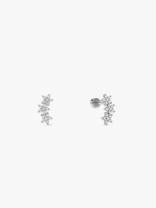 Silver Zynae Ear Piercings