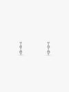 Silver Heart Drop Ear Piercings