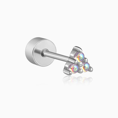 Silver Zaira Ear Piercings Set