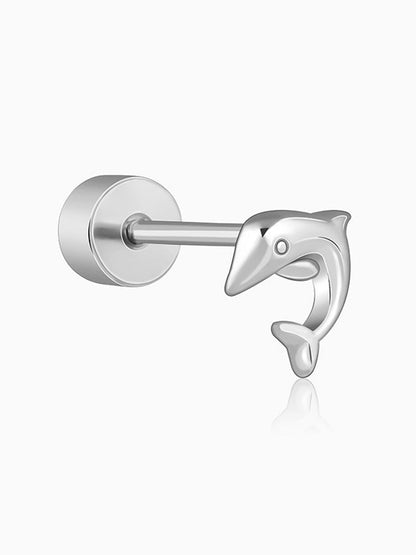 Silver Delphi Ear Piercings