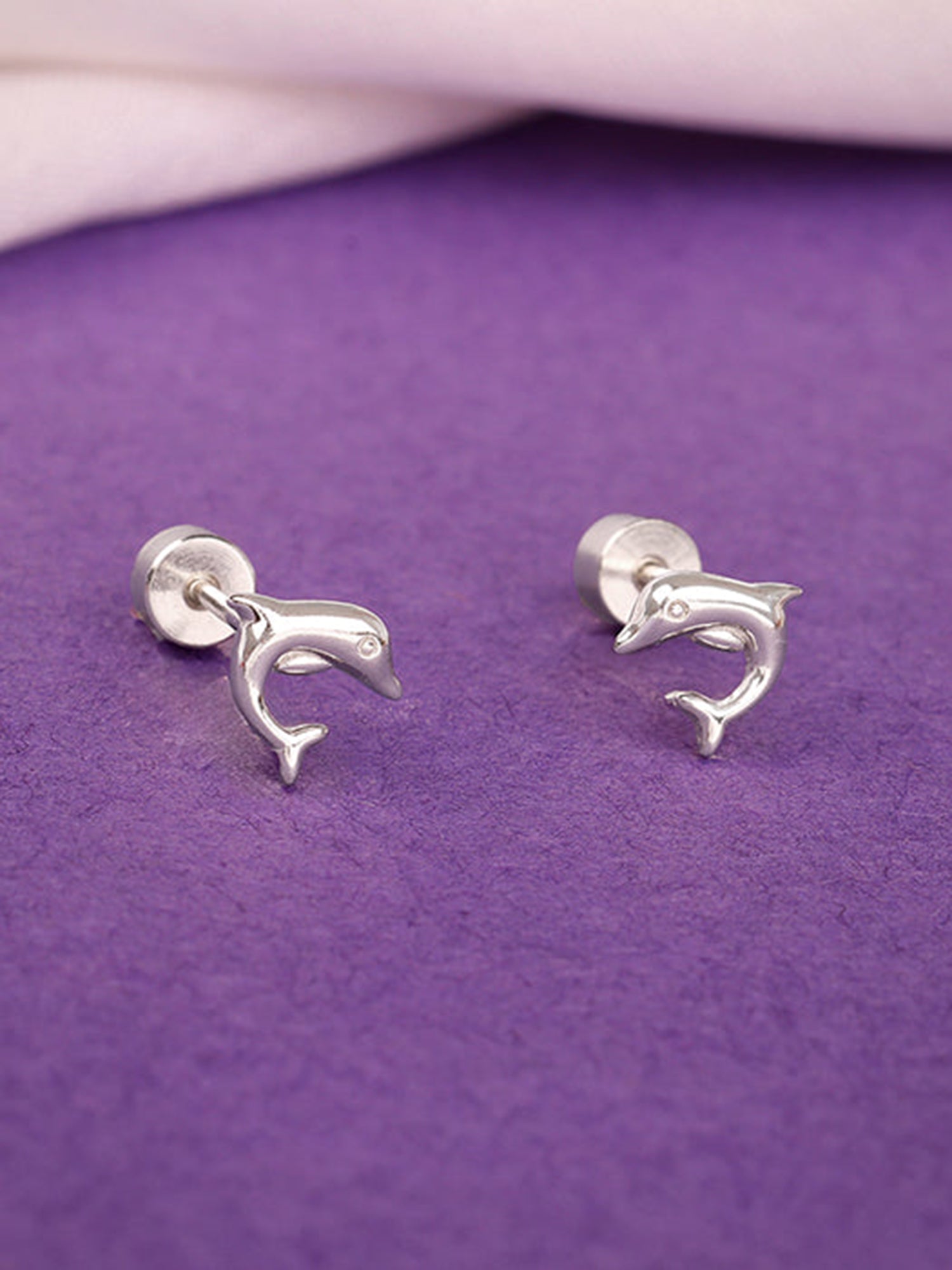 Silver Delphi Ear Piercings
