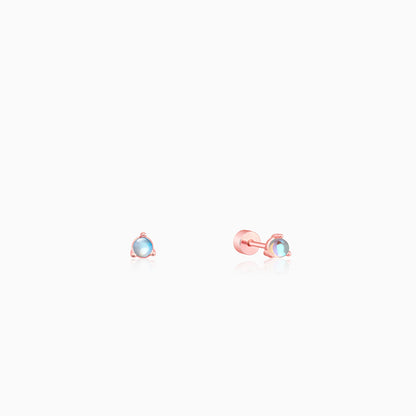 Rose Gold Liora Ear Piercings