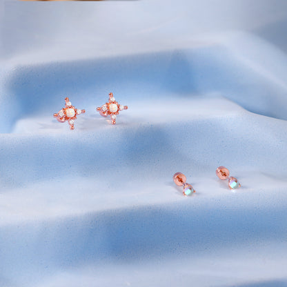 Rose Gold Kaesa Piercing Set