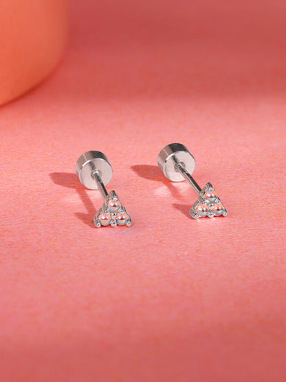 Silver Amyra Ear Piercings