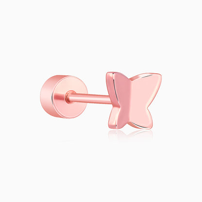 Rose Gold Fly Ear Piercings