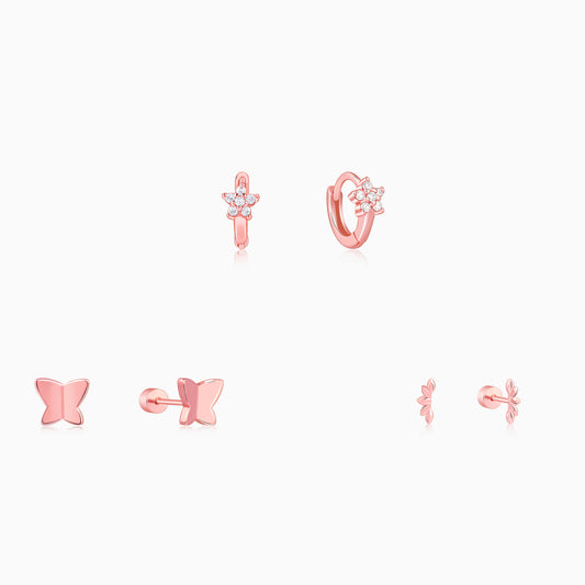 Rose Gold Luca Piercing Set