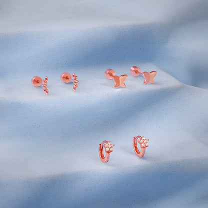 Rose Gold Luca Piercing Set