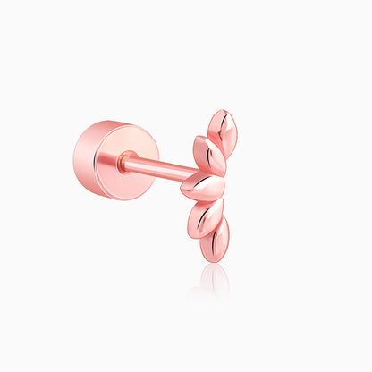 Rose Gold Bloom Ear Piercings