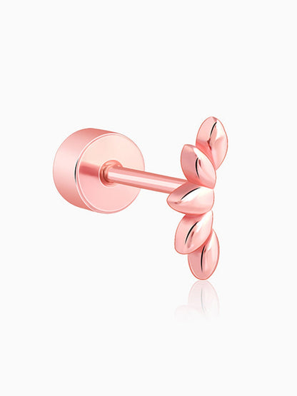 Rose Gold Bloom Ear Piercings