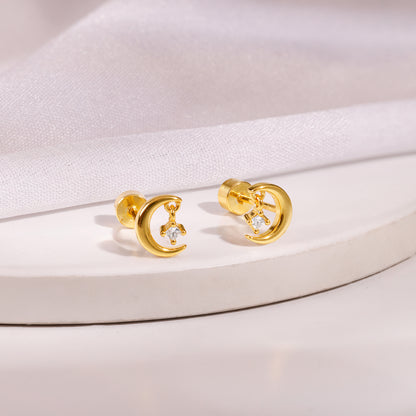 Golden Celune Ear Piercings