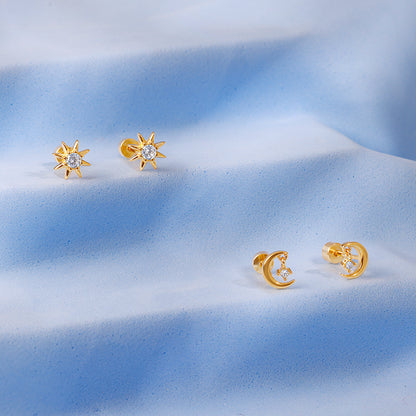 Golden Ysera Ear Piercing Set