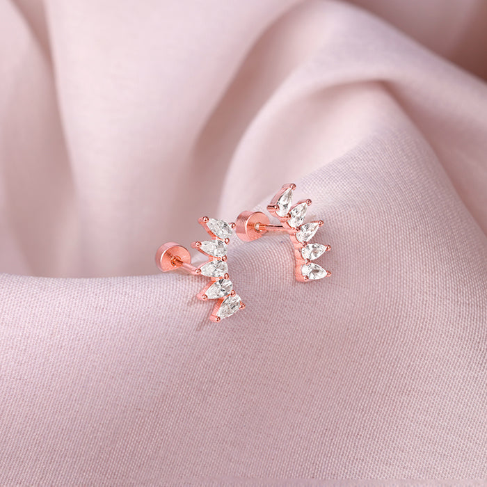 Rose Gold Zenith Ear Piercings