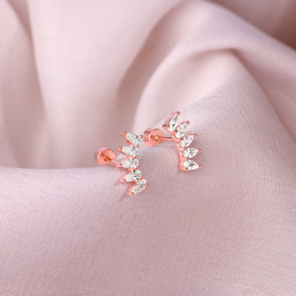 Rose Gold Zenith Ear Piercings