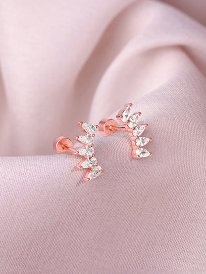 Rose Gold Zenith Ear Piercings